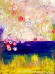Oil Painting Abstract Orbs
